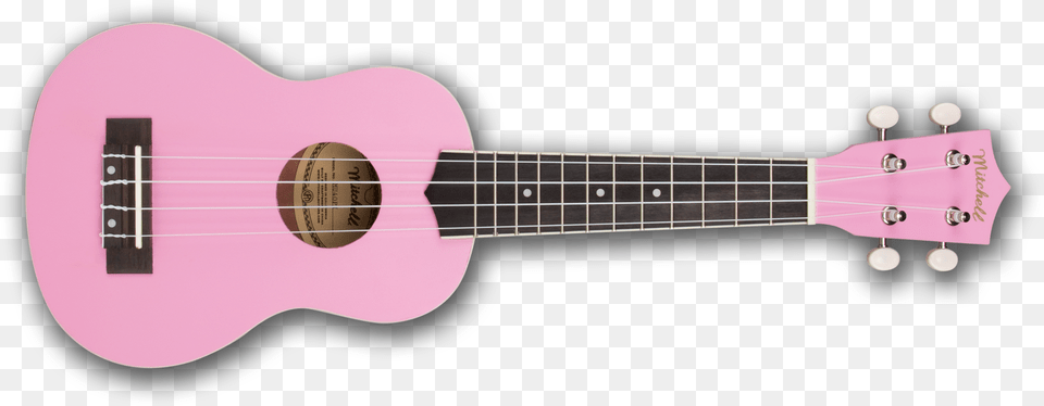 Transparent Pink Guitar Ukulele, Bass Guitar, Musical Instrument Free Png