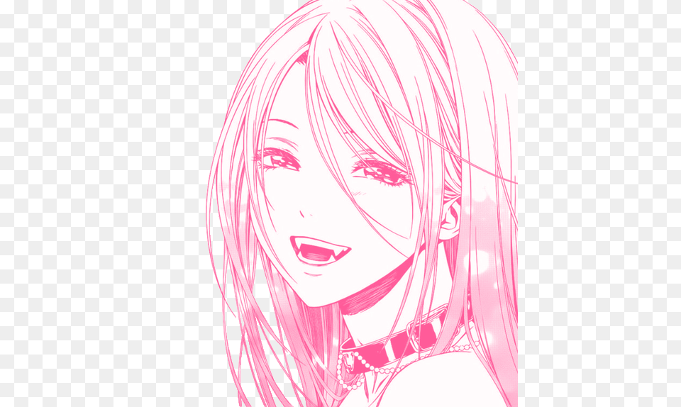 Transparent Pink Manga Tumblr, Adult, Publication, Person, Woman Free Png Download