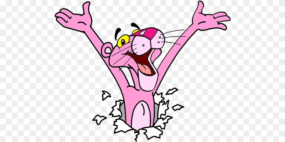 Transparent Pink Panther Clipart Pink Panther Clipart, Cartoon Png Image