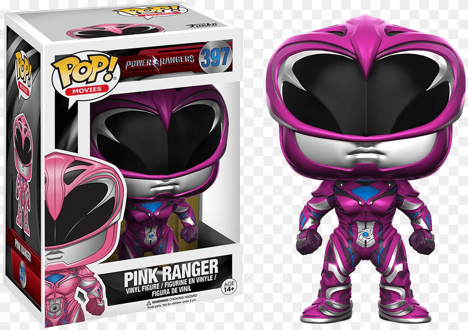 Transparent Pink Power Ranger Power Rangers 2017 Funko Pop, Helmet, Toy, Adult, Female Png Image