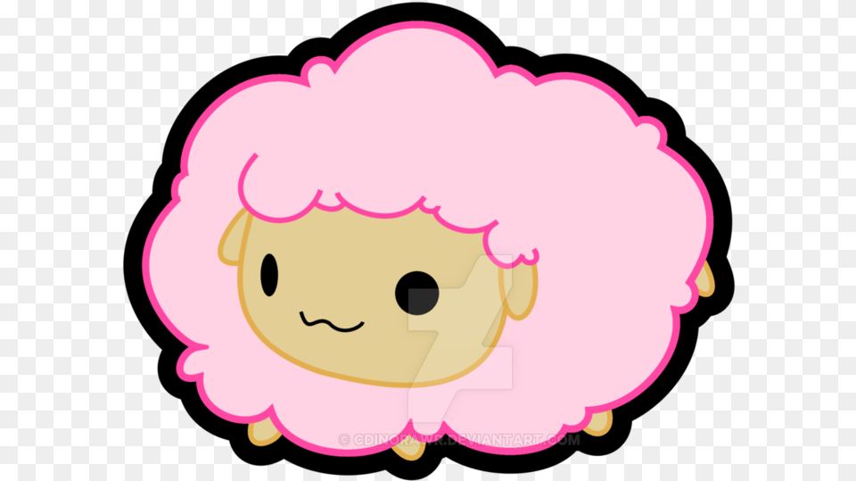 Transparent Pink Sheep Pink Fluffy Sheep, Face, Head, Person, Flower Free Png Download