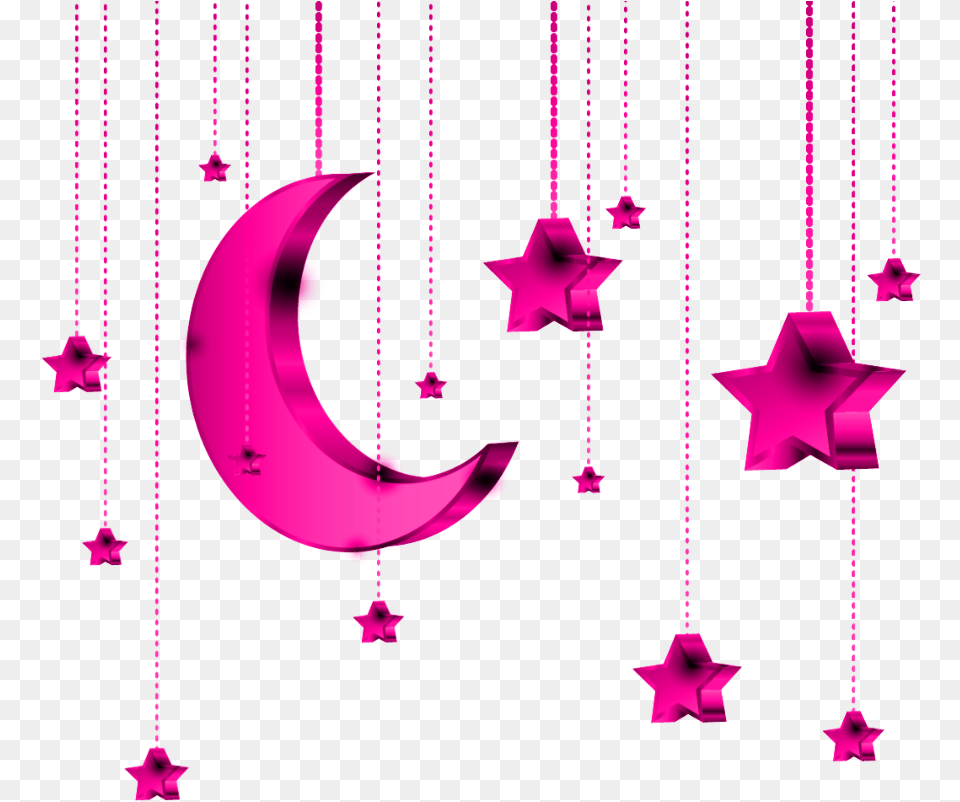 Transparent Pink Star Pink Star, Purple, Symbol, Accessories Free Png Download