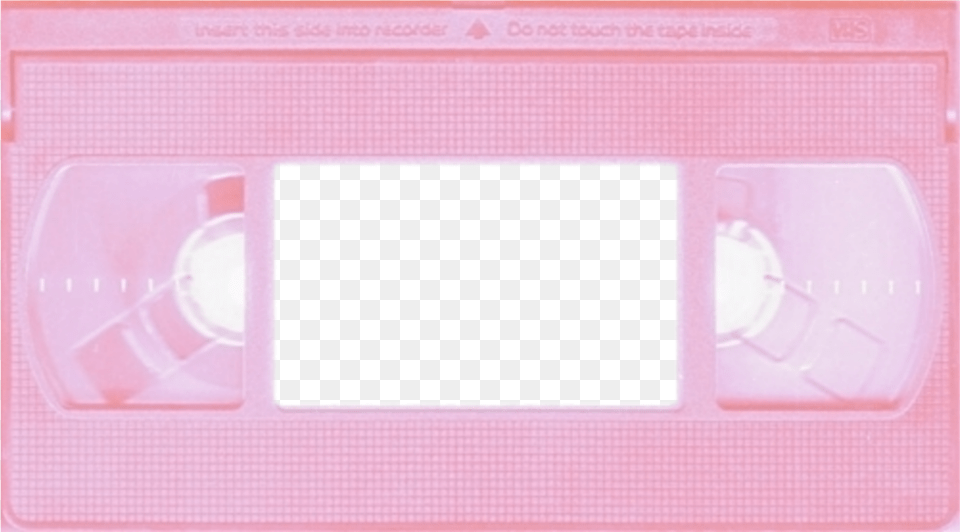 Transparent Pink Tape Cassette Pinned Twitter Nail Care Free Png Download