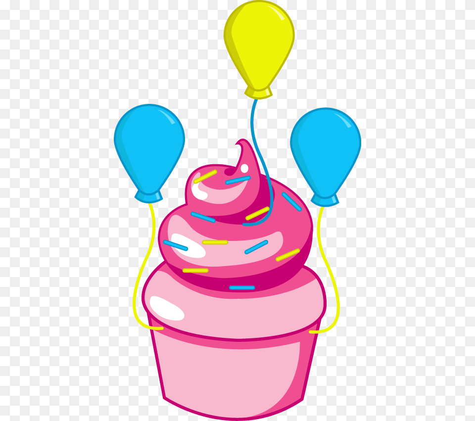 Pinkie Pie Cutie Mark Dibujos De Cupcakes De Pinkie Pie, Cream, Dessert, Food Free Transparent Png