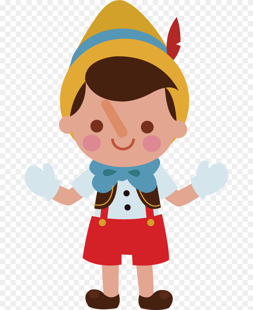 Pinocchio Cute Pinocchio Clipart, Baby, Person, Clothing, Glove Free Transparent Png