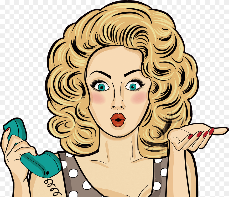 Pinup Clipart Pop Art Girl, Adult, Person, Woman, Female Free Transparent Png