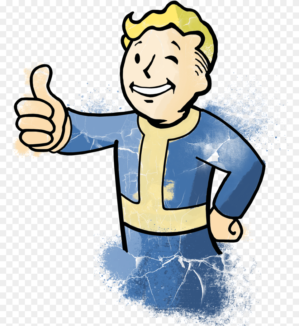 Pip Boy Vault Boy Thumbs Up, Body Part, Finger, Hand, Person Free Transparent Png