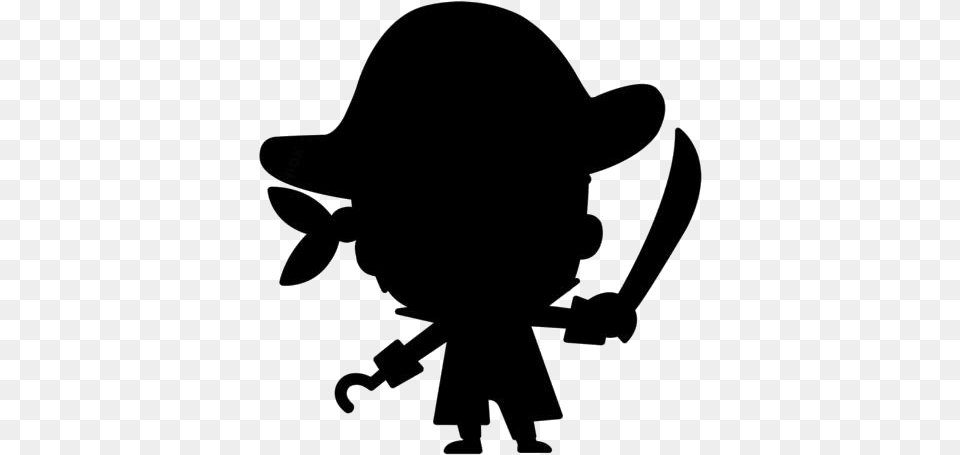 Transparent Pirate Babe Pirate Clipart, Clothing, Hat, Silhouette, Stencil Png Image