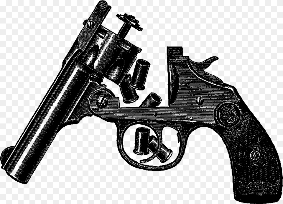 Transparent Pistol Firearm, Silhouette, Person Free Png