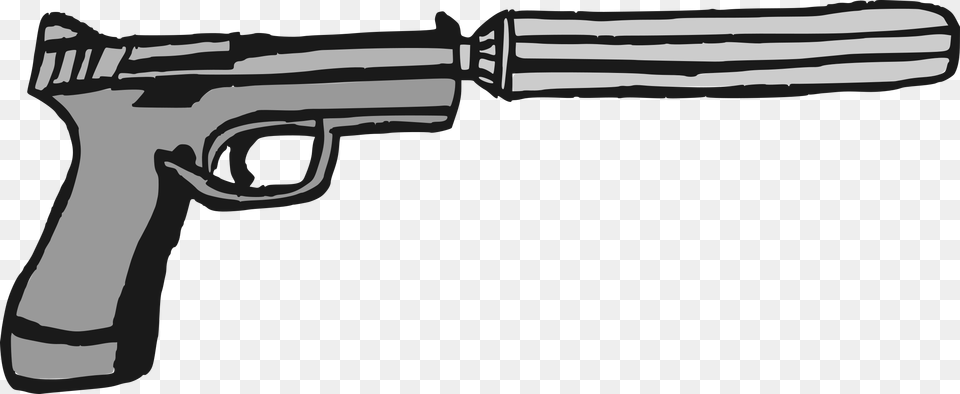 Transparent Pistols Clipart Comic Gun, Firearm, Handgun, Weapon Png