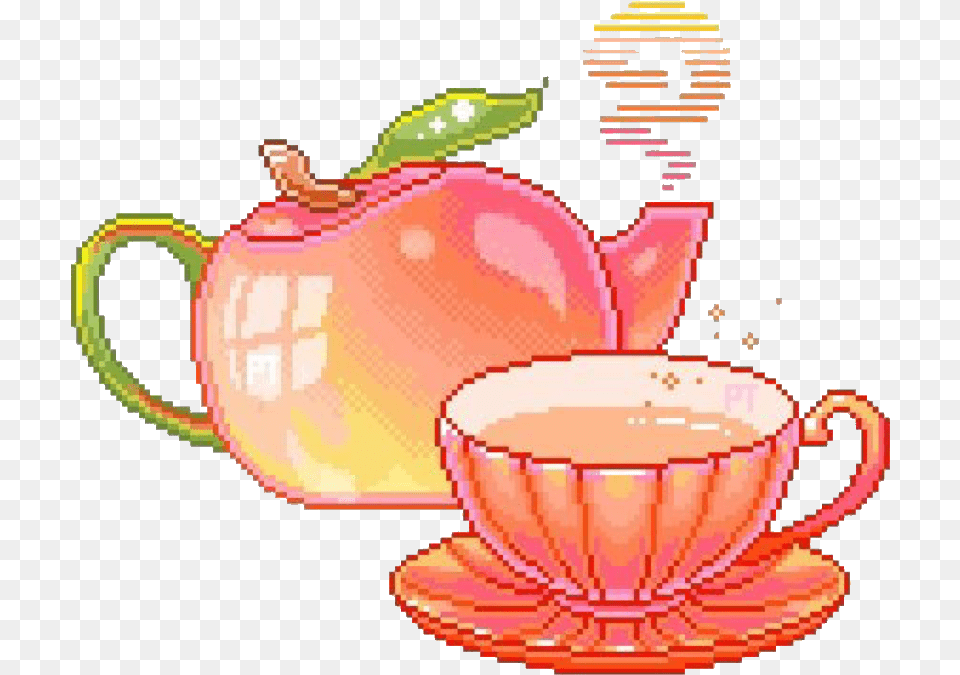 Transparent Pixel Art Drink, Cookware, Pot, Pottery, Teapot Png