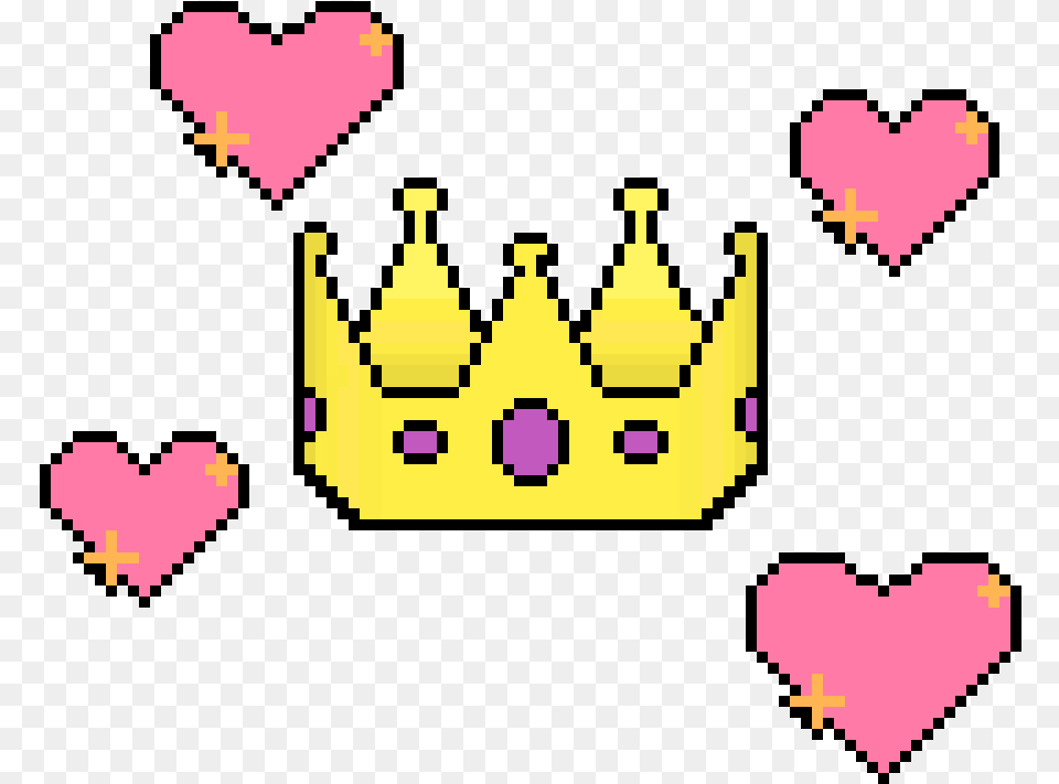 Transparent Pixel Crown, Accessories, Jewelry Free Png