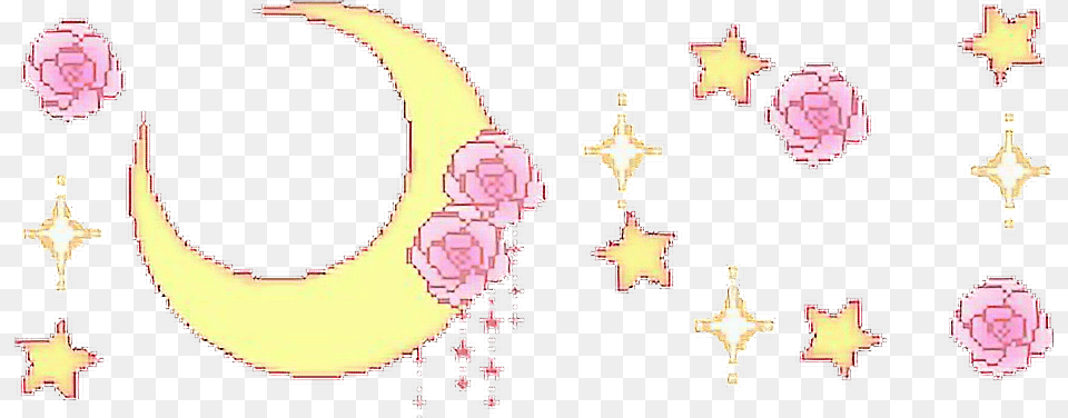 Pixel Moon Sailor Moon Pixel Gif, Nature, Night, Outdoors, Animal Free Transparent Png