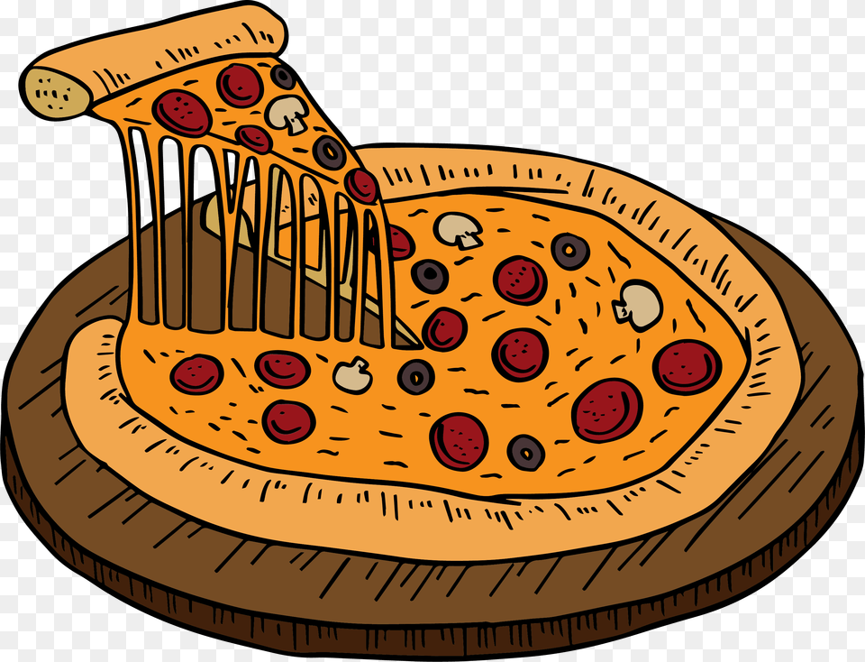 Transparent Pizza Clipart Fast Food Illustration, Home Decor, Furniture Png