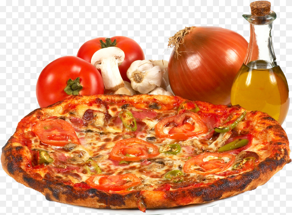 Pizza Comida Italiana, Food, Plant, Produce, Tomato Free Transparent Png