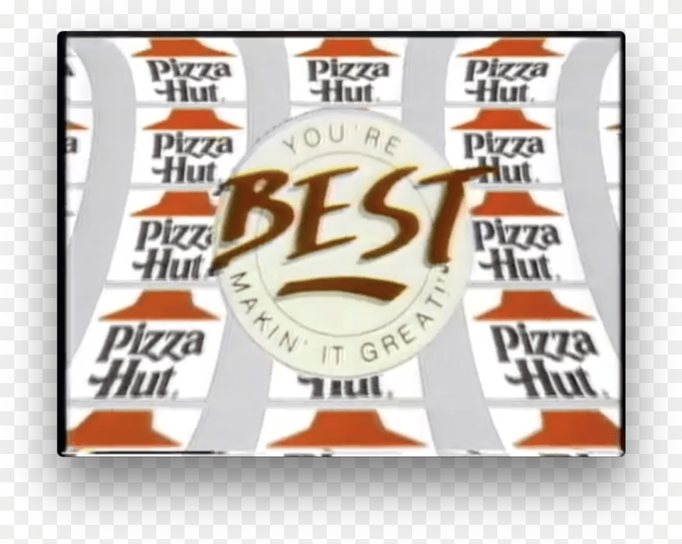 Transparent Pizza Hut Old Pizza Hut, Text, Can, Tin Free Png