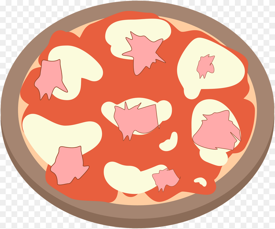 Transparent Pizza Slice Clipart Pizza, Cream, Dessert, Food, Icing Free Png