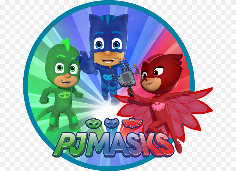 Transparent Pj Party Clipart Pj Masks Characters Logo, Art, Graphics, Baby, Person Free Png Download
