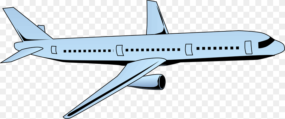 Transparent Plane Clipart Transparent Background Airplane Clipart, Aircraft, Airliner, Vehicle, Transportation Png Image
