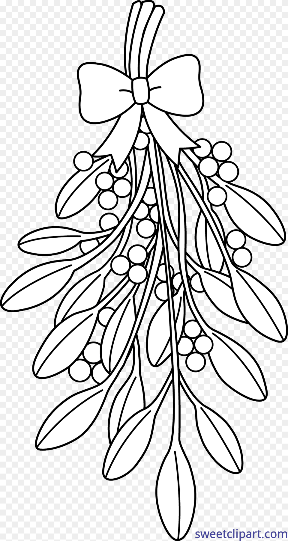 Transparent Plant Tumblr Mistletoe Coloring Pages, Art, Floral Design, Graphics, Pattern Free Png Download
