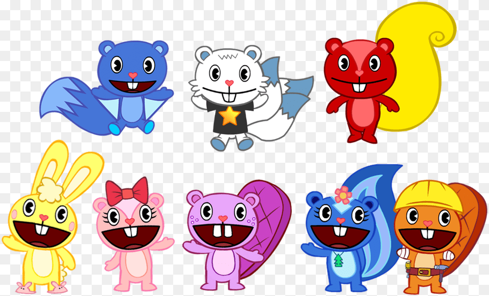 Transparent Play With Friends Clipart Happy Tree Friends H, Animal, Mammal, Bear, Wildlife Free Png Download
