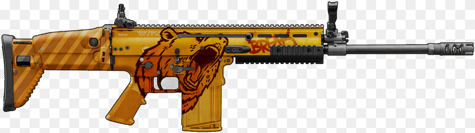 Transparent Player Unknown Fn Scar, Firearm, Gun, Rifle, Weapon Free Png Download