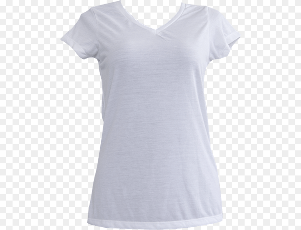 Transparent Playera Blanca Playera Cuello V Mujer, Clothing, T-shirt, Shirt, Undershirt Png
