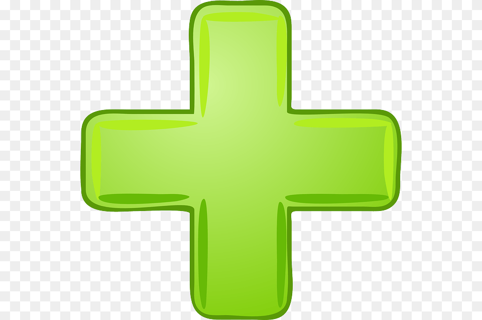 Transparent Plus Sign, Cross, Green, Symbol, Logo Free Png Download