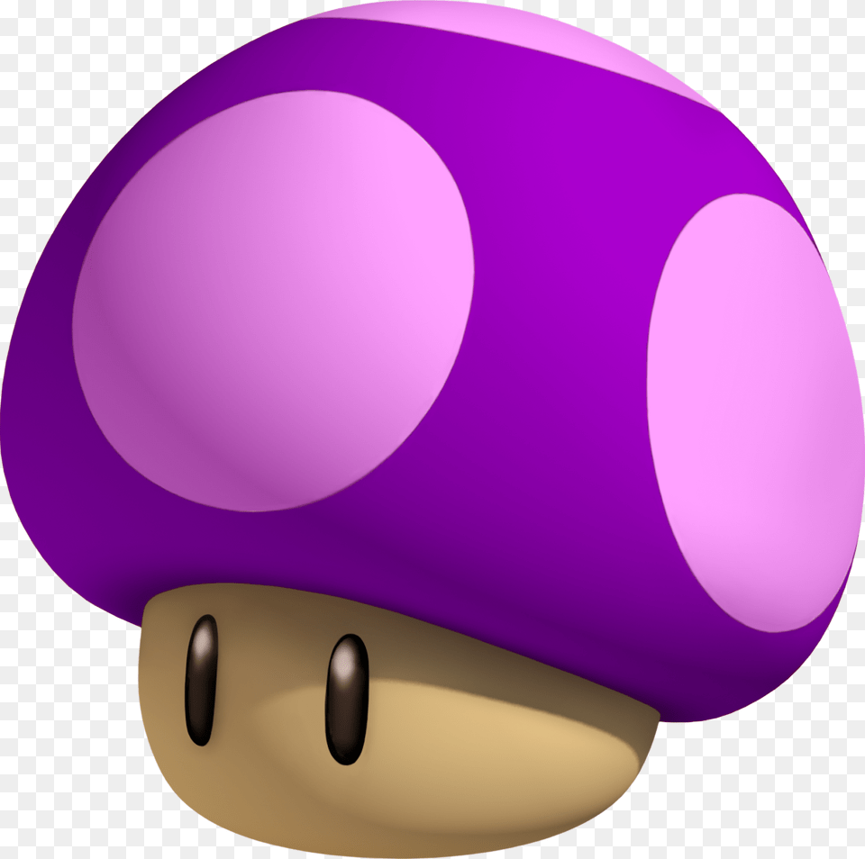 Transparent Poison Champignon Mario, Clothing, Hat, Purple Free Png