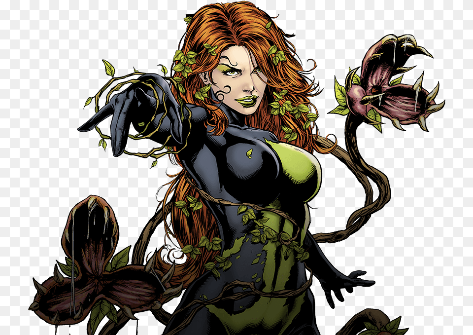 Transparent Poison Ivy Clipart Poison Ivy Peyton List, Adult, Book, Comics, Female Free Png Download