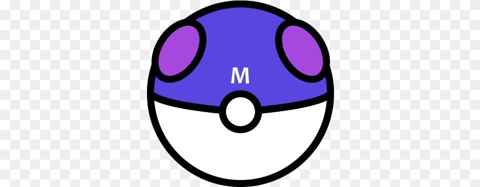 Transparent Pokemon Master Ball, Sphere, Disk, Purple Free Png