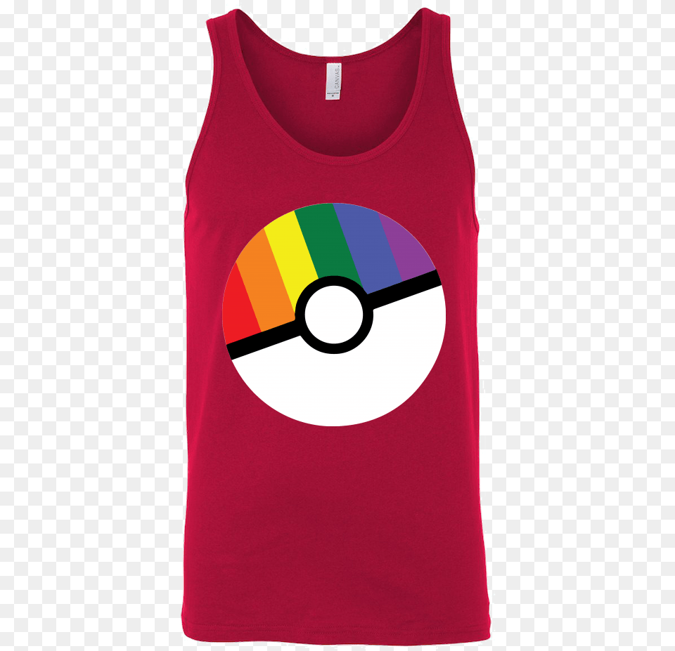 Transparent Pokemon Pokeball Active Tank, Clothing, Tank Top, Shirt Png Image