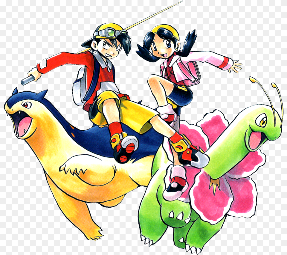 Transparent Pokespe Emerald Arc Pokemon Adventures Gold Transparent, Book, Comics, Publication, Person Free Png Download