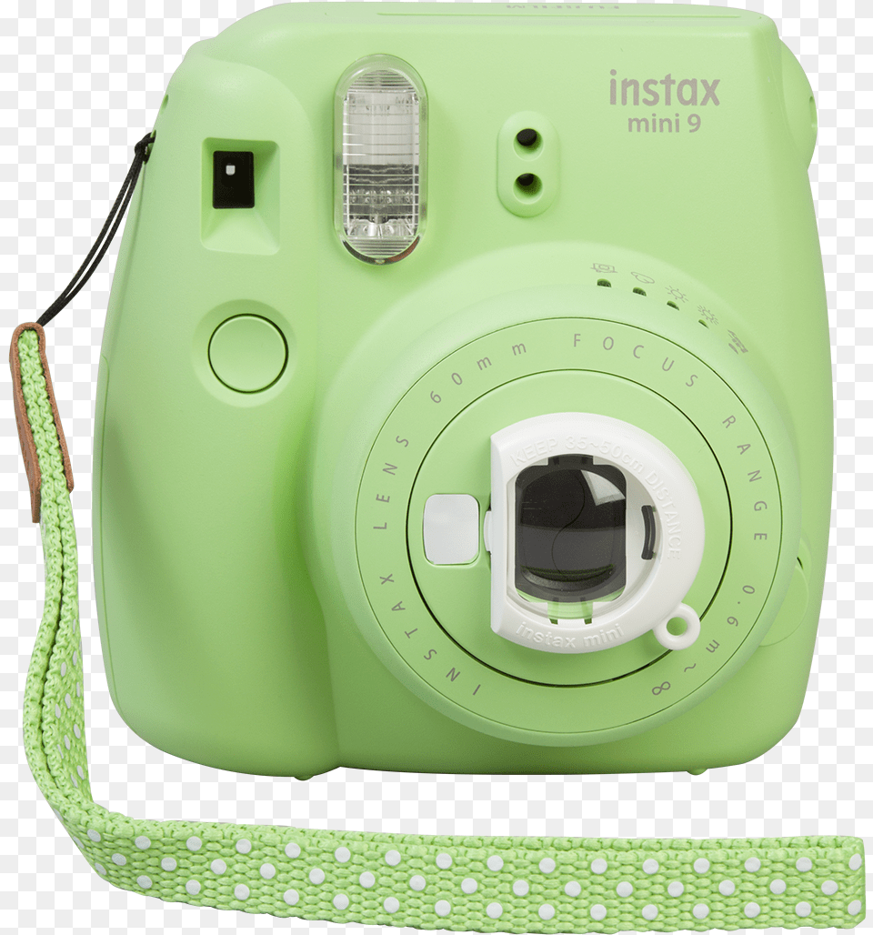 Transparent Polaroid Camera Clipart Instax Mini 9 Lime Green, Digital Camera, Electronics Free Png
