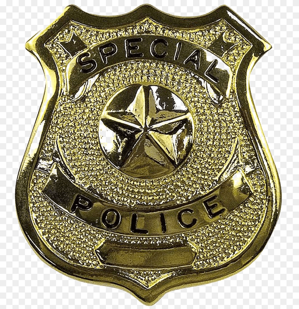 Transparent Police Badge Gold Police Badge, Logo, Symbol Free Png Download
