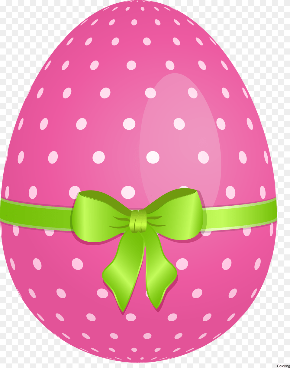 Polka Dot Background Clipart Green And Pink Easter Egg, Easter Egg, Food, Clothing, Hardhat Free Transparent Png