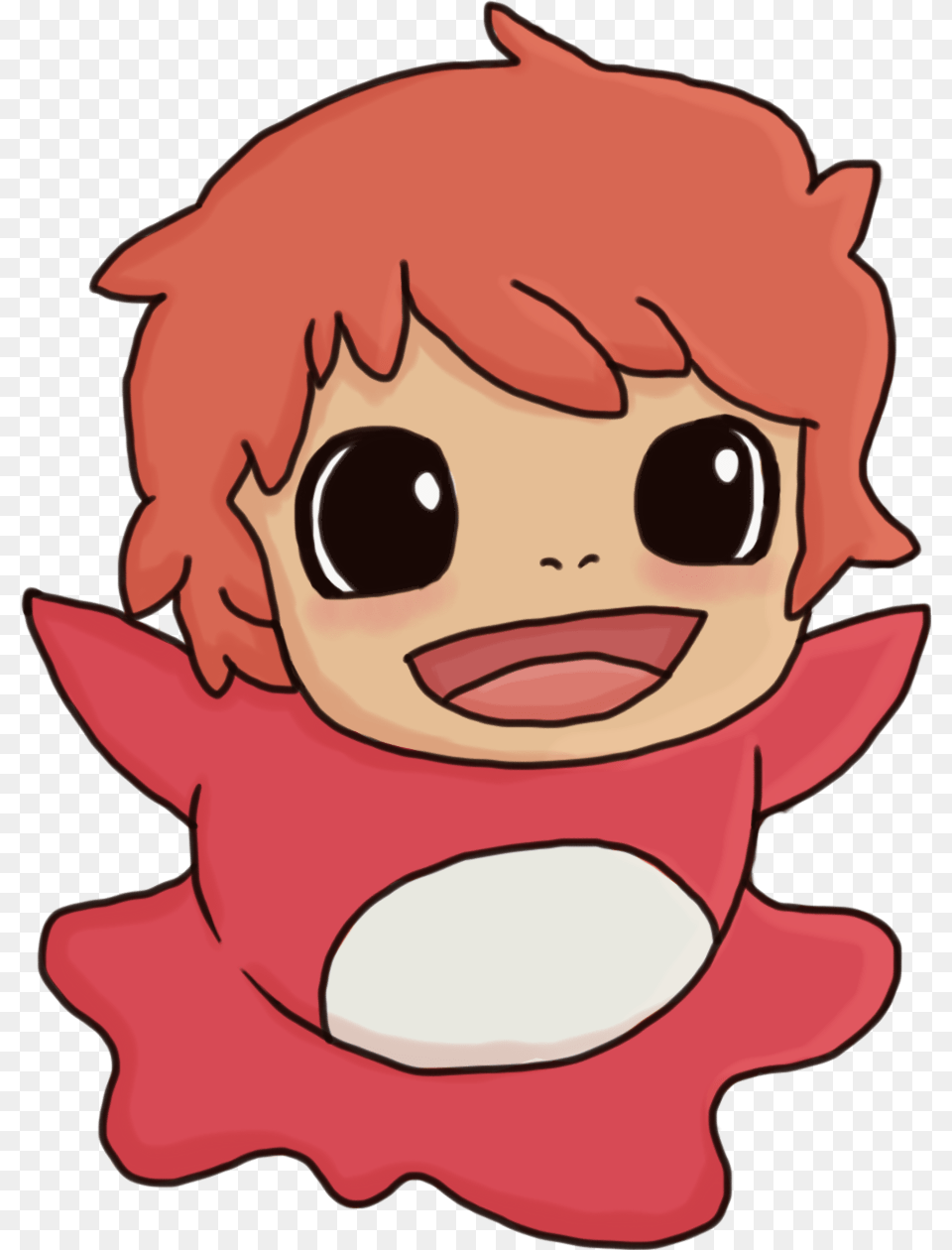 Transparent Ponyo Ponyo, Baby, Person, Book, Comics Free Png