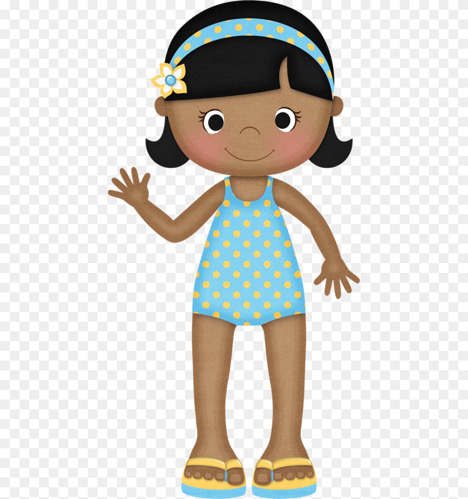 Transparent Pool Party Cliparts Summer People Clip Art, Baby, Person, Doll, Toy Free Png