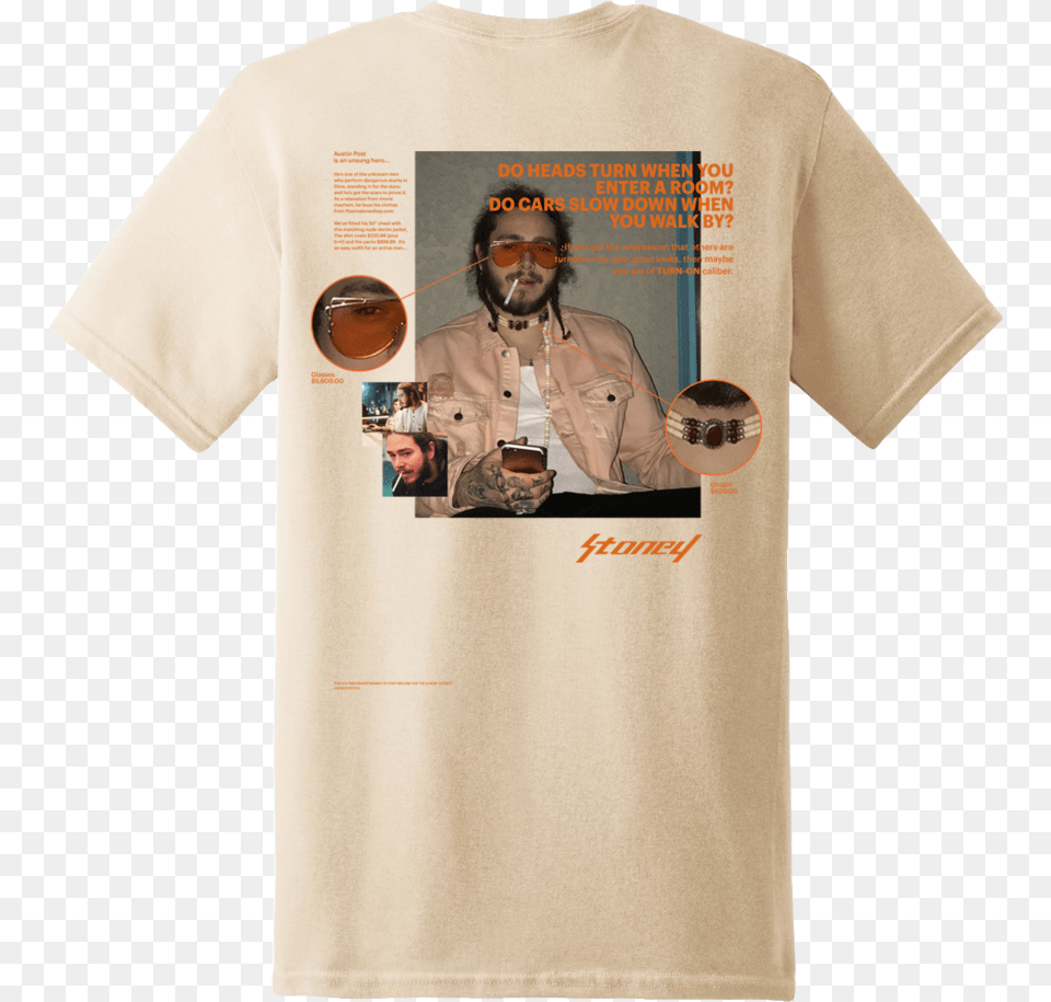 Transparent Post Malone Post Malone 70s Shirt, T-shirt, Clothing, Sunglasses, Person Png