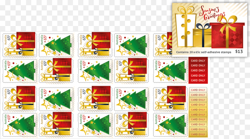 Postcard Stamp Stamp 2017 Christmas Usa, Text Free Transparent Png