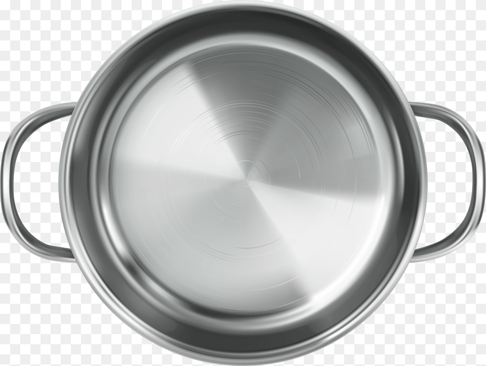 Transparent Pot Cooking Pan Top View Free Png