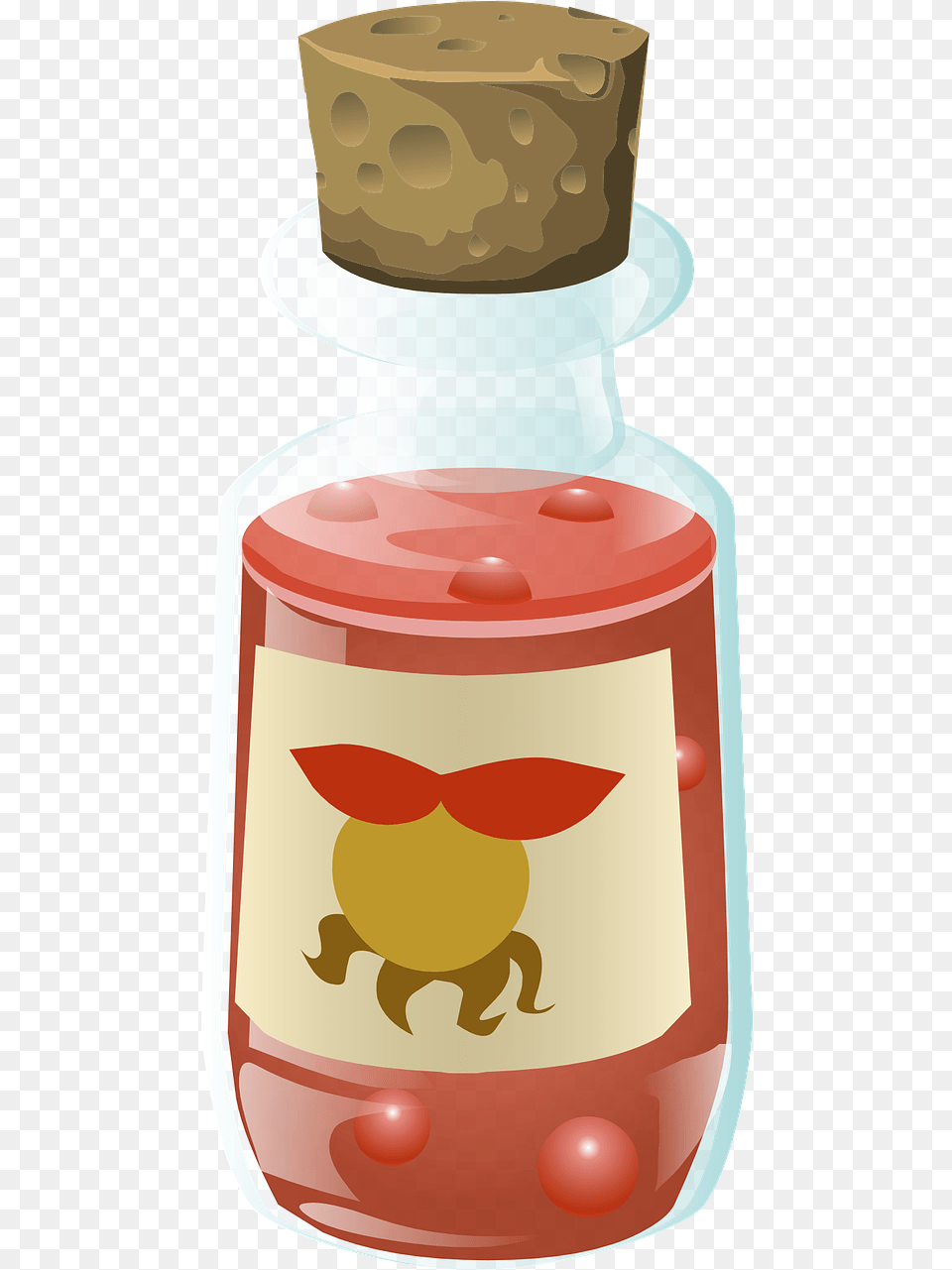 Transparent Potion Clipart, Jar, Food, Ketchup Png