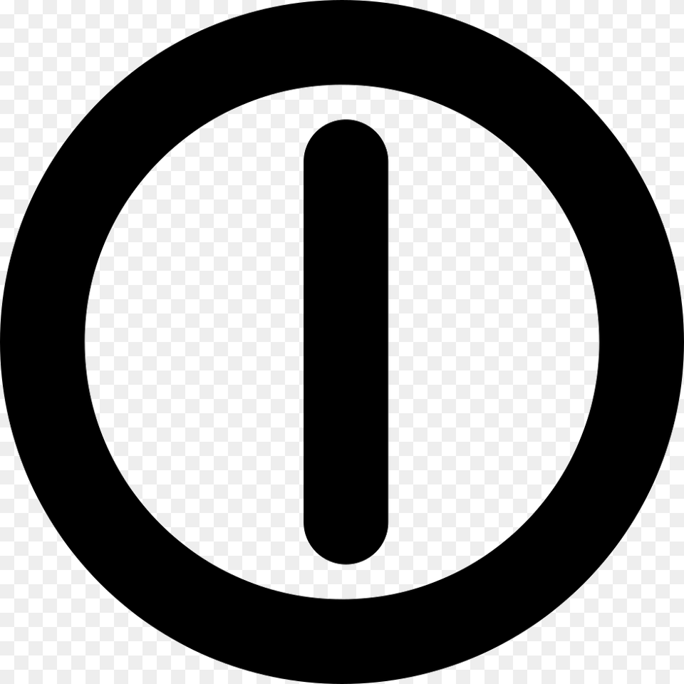 Transparent Power Button Peace Sign, Symbol, Road Sign Free Png Download