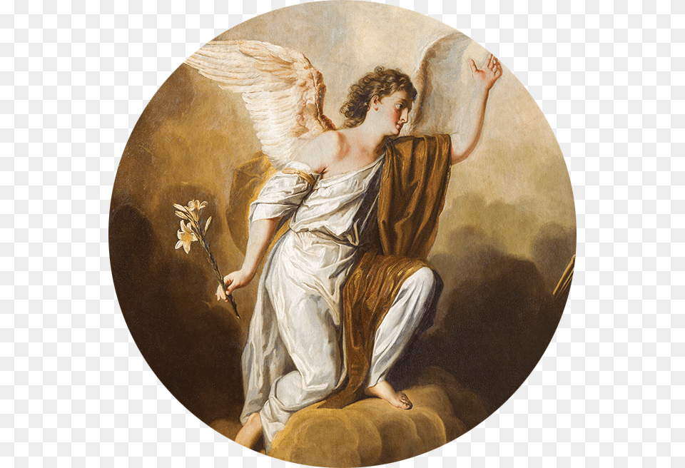 Transparent Praying Angel Angel Coming To Mary, Adult, Female, Person, Woman Free Png Download