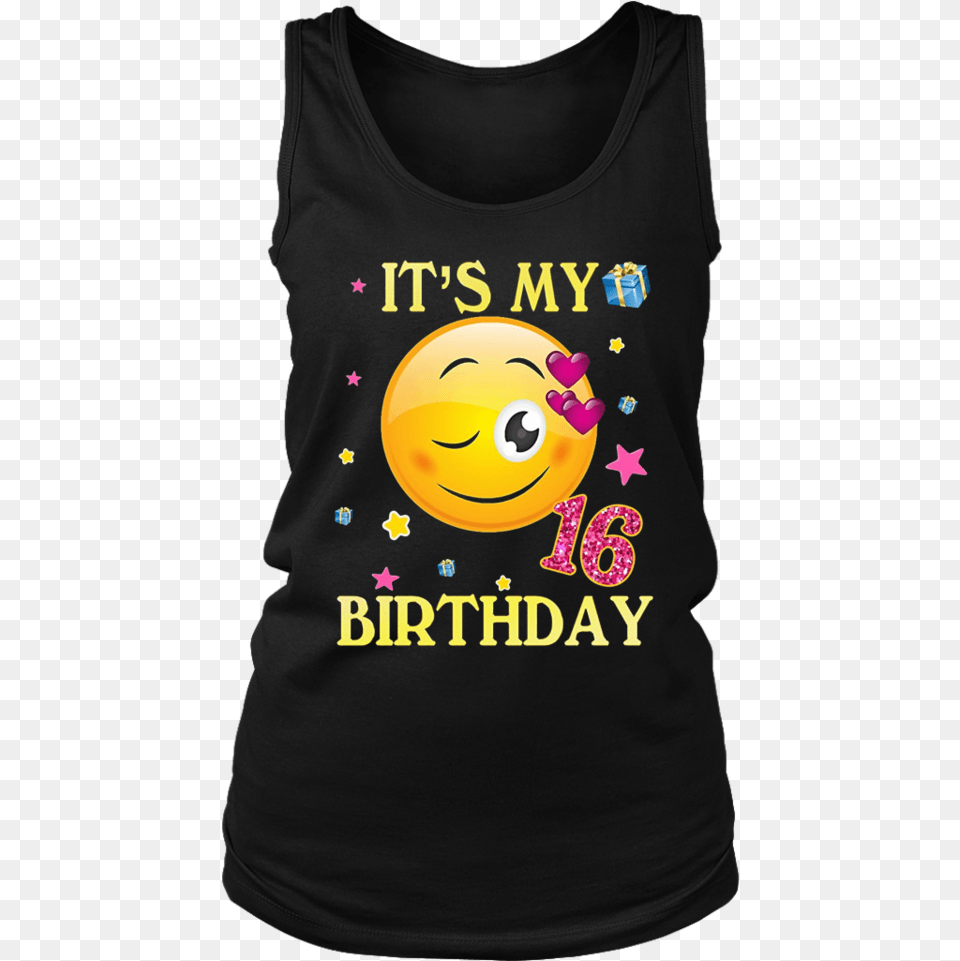 Transparent Present Emoji Like My Women Old Shirt, Clothing, T-shirt, Tank Top, Person Free Png Download