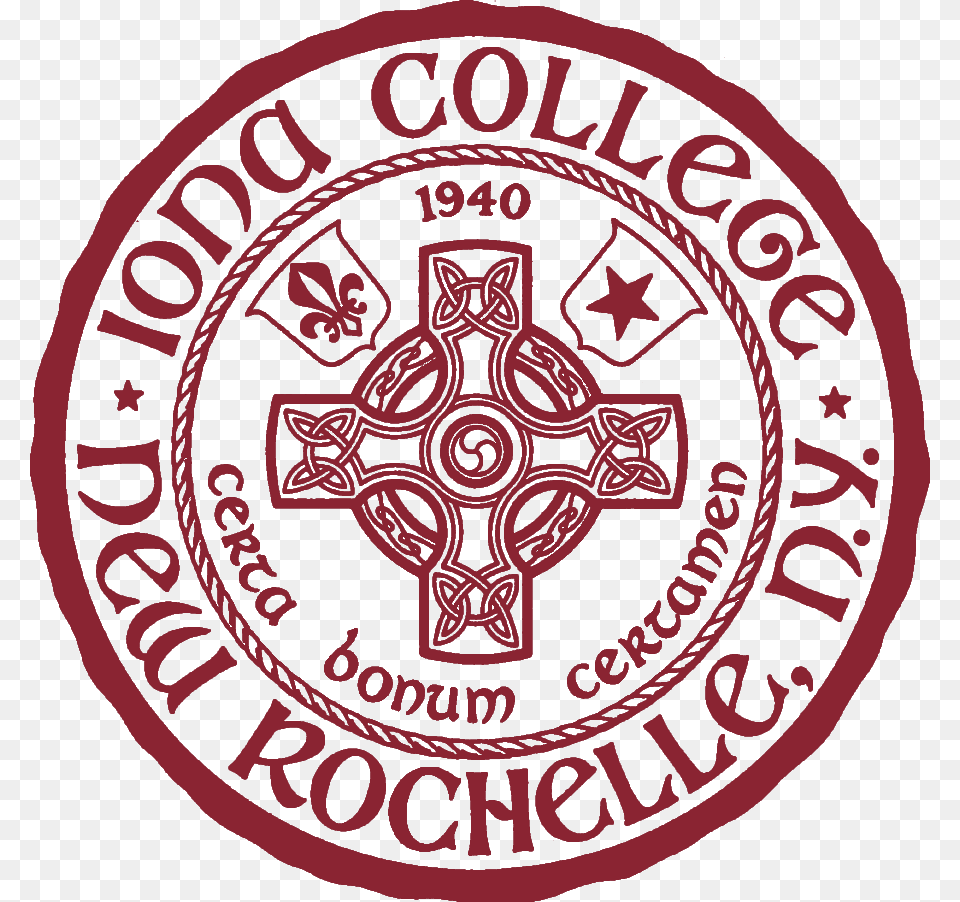 Transparent Presidential Seal Iona College, Maroon Free Png Download