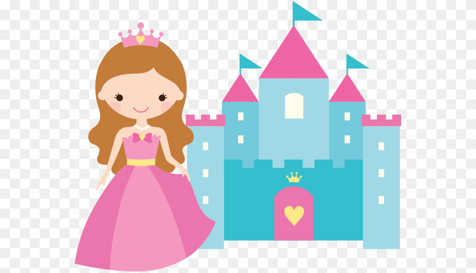 Transparent Princesa Princesa Com Coroa, Doll, Toy, Baby, Person Free Png Download