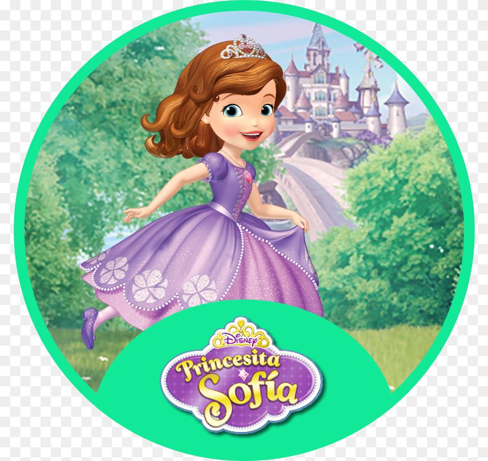 Transparent Princesa Sofia Running Sofia The First, Doll, Toy, Face, Head Free Png Download