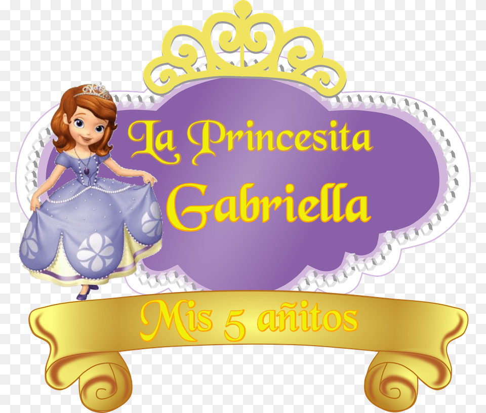 Transparent Princesita Sofia Sofia The First Background, Doll, Toy, Face, Head Free Png