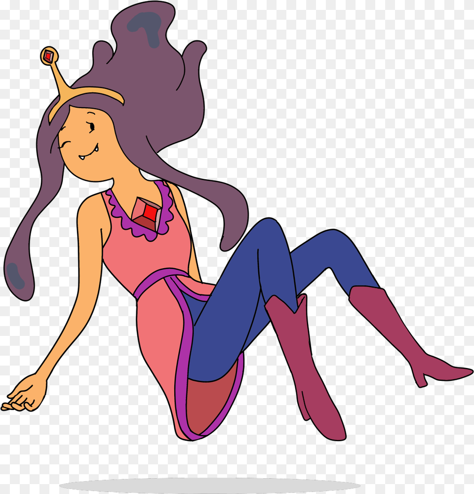 Transparent Princess Bubblegum Flame Princess Marceline Fusion, Adult, Person, Female, Woman Free Png